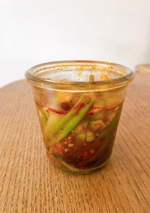 食べるラー油タレの野菜ピクルス-レシピのメイン写真
