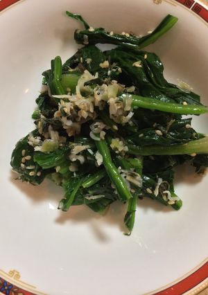 ほうれん草カンタン酢ちりめんじゃこサラダ-レシピのメイン写真