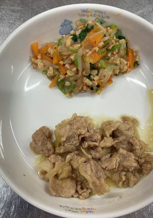 【保育園給食】ほうれん草の納豆和え-レシピのメイン写真