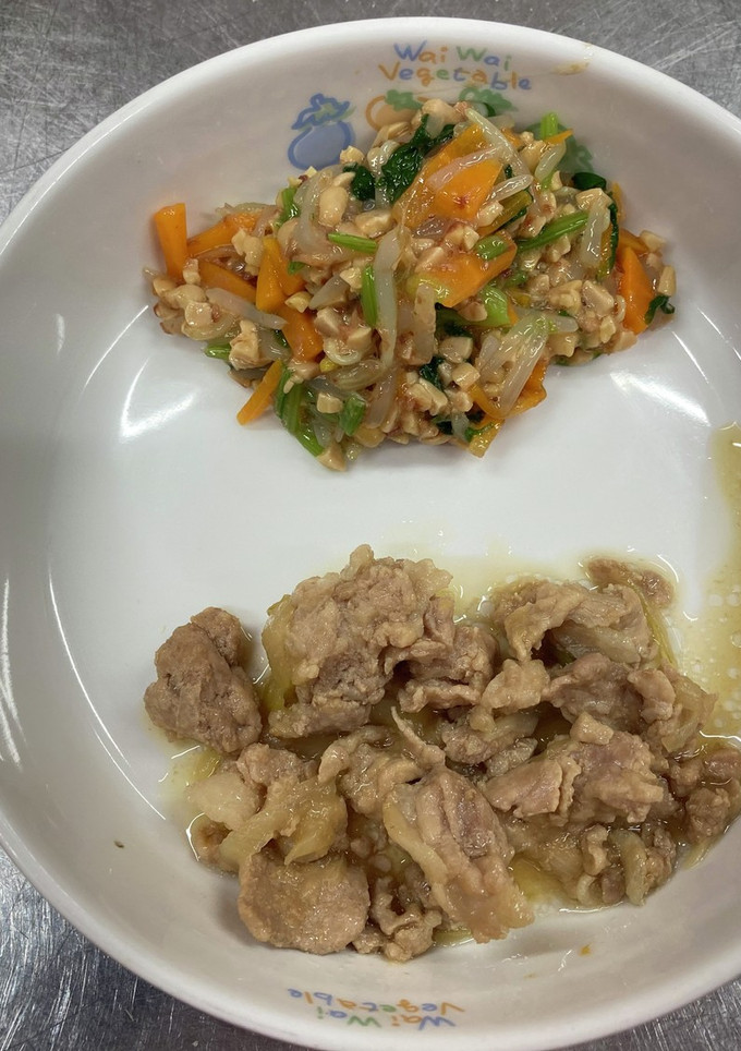 【保育園給食】ほうれん草の納豆和え-レシピのメイン写真