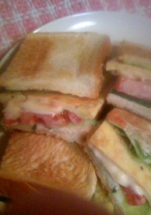 チーズとろ〜り♪エッグチーズサンド-レシピのメイン写真