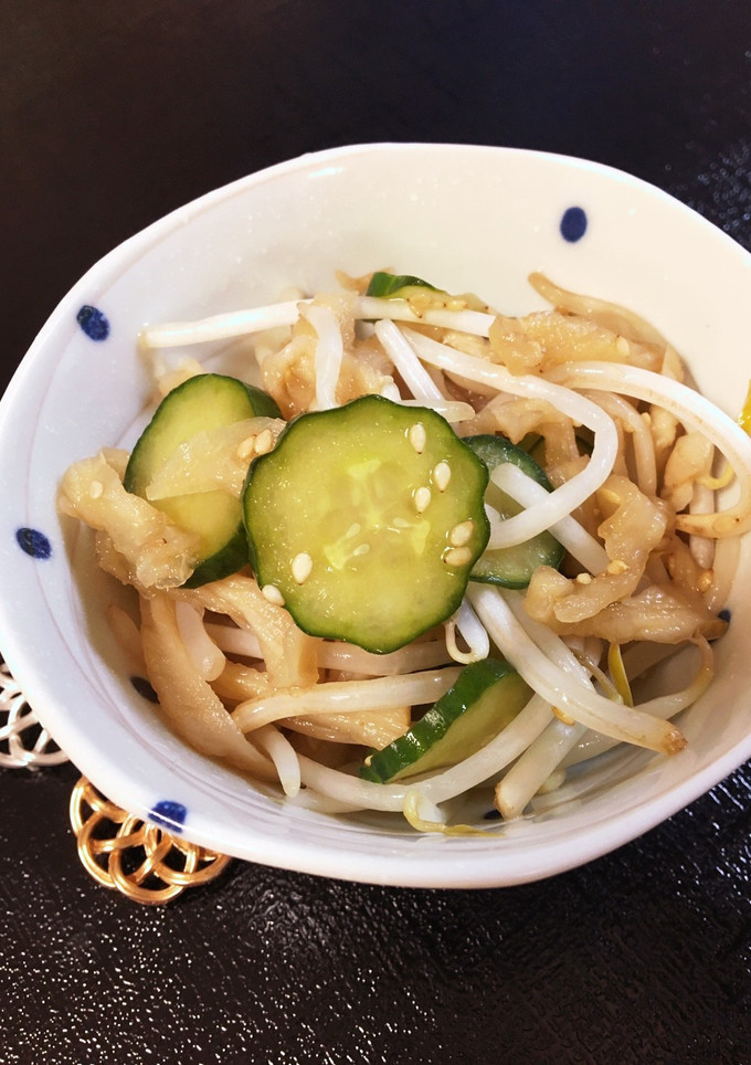 給食の「切り干し大根の甘酢和え」♡もやし-レシピのメイン写真