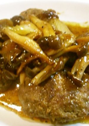 和風ハンバーグ✿きのこ葱ソース-レシピのメイン写真