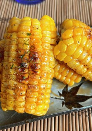 焦がしバター醤油の焼きとうもろこし-レシピのメイン写真