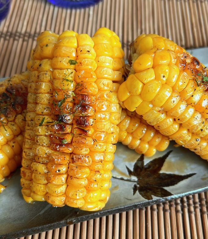 焦がしバター醤油の焼きとうもろこし-レシピのメイン写真
