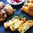 シソとベーコンの甘くない卵焼き