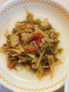 給食*青椒肉絲(チンジャオロースー)-レシピのメイン写真