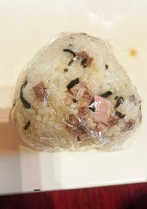 塩昆布チャーシューマヨおにぎり-レシピのメイン写真