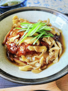 あんかけ豆腐ハンバーグ丼-レシピのメイン写真