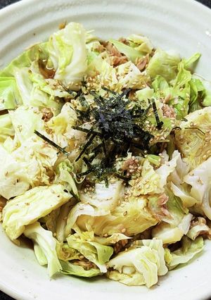 大量消費！キャベツとツナのポン酢バター-レシピのメイン写真