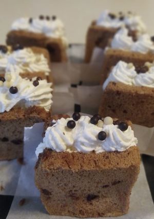 ココアチョコチップのシフォンケーキ-レシピのメイン写真