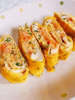 大葉入り明太卵焼き-レシピのメイン写真