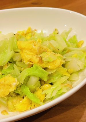 キャベツと卵のふわとろ炒め★簡単-レシピのメイン写真