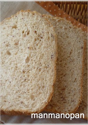 ＨＢ❀甘納豆きなこ食パン-レシピのメイン写真