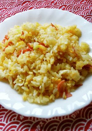 ソフトサラミのチャーハン♪-レシピのメイン写真