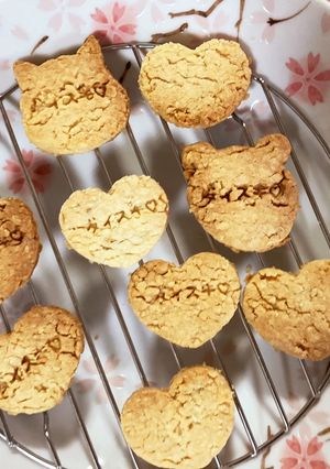 米粉60オーツ40アーモンド20クッキー-レシピのメイン写真