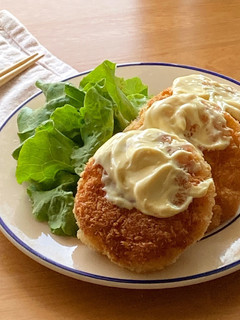 *パン粉だけフライ*ふわふわ海老カツ*-レシピのメイン写真
