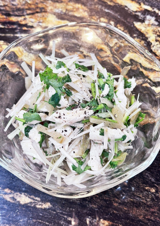 ザーサイと鶏ささみの和えもの-レシピのメイン写真