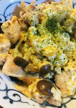 鶏もも肉の親子ゴーヤーチャンプルー-レシピのメイン写真