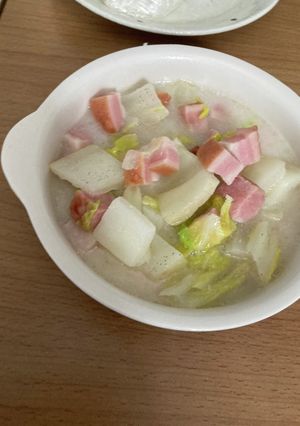 白菜のミルクスープ-レシピのメイン写真