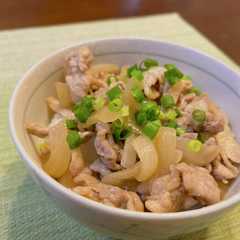 รูปของ ねぎ塩豚丼〜レモン風味