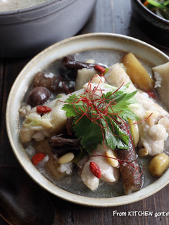 煮込み時間15分!手羽元で作る参鶏湯-レシピのメイン写真