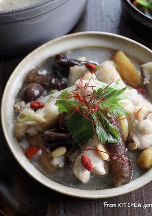 煮込み時間15分！手羽元で作る参鶏湯-レシピのメイン写真