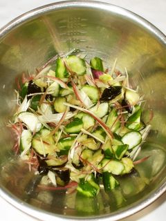 茄子キュウリ茗荷のマリネ♪簡単夏の暑さに-レシピのメイン写真