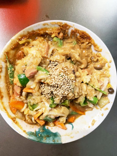 お一人様野菜たっぷりレモンオイ照味炒飯-レシピのメイン写真