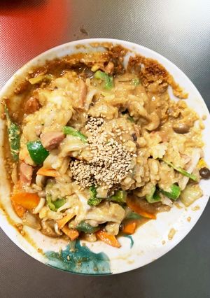お一人様野菜たっぷりレモンオイ照味炒飯-レシピのメイン写真