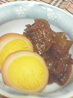 牛スジ肉の煮込み&玉子-レシピのメイン写真