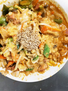お一人様野菜たっぷりレモンキムチ麻婆炒飯-レシピのメイン写真