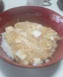 豆腐ともやしの中華あんかけ丼