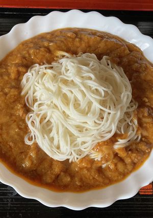 キーマカレーそうめん-レシピのメイン写真
