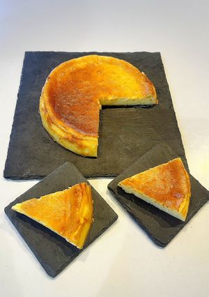 ミキサーで簡単米粉のベイクドチーズケーキ-レシピのメイン写真
