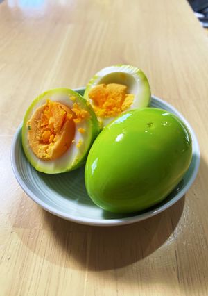 漬物の汁で味卵-レシピのメイン写真