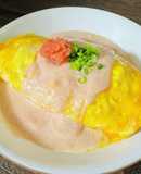 牛乳で簡単！明太子クリームのオムライス