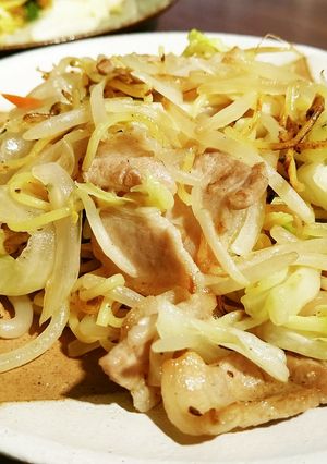 豚バラにんにく塩焼きそば。-レシピのメイン写真