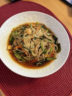 たっぷり具材の冷やし中華風蕎麦-レシピのメイン写真