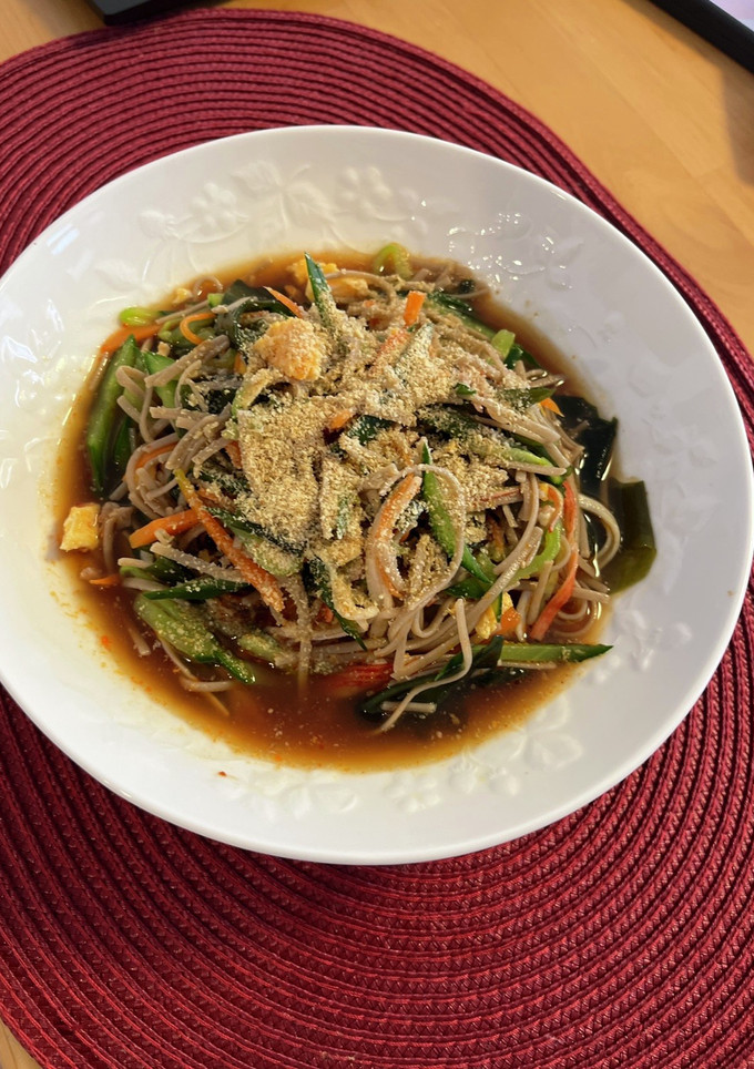 たっぷり具材の冷やし中華風蕎麦-レシピのメイン写真