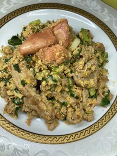 ネギと豚肉と焼き明太子の炒め物 269-レシピのメイン写真