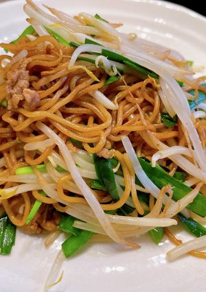 豚肉もやしニラ焼きそば-レシピのメイン写真