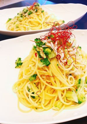 釜揚げしらすとブロッコリーのオイルパスタ-レシピのメイン写真