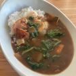 ほうれん草とチーズのカレー