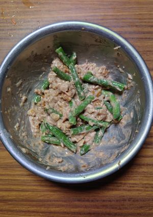 ヨウサマの減塩いんげんとツナ胡桃和え-レシピのメイン写真