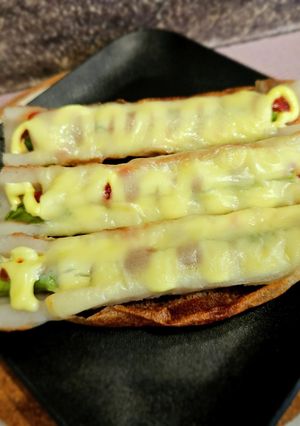 竹輪のアスパラチーズ焼き-レシピのメイン写真