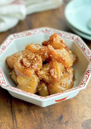 簡単ヘルシー【こんにゃくの甘辛煮】-レシピのメイン写真