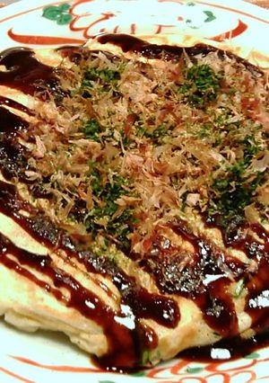 ニラだくさん☆フワフワお好み焼き-レシピのメイン写真