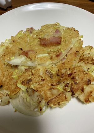 パン粉大量消費！あり物お好み焼き-レシピのメイン写真