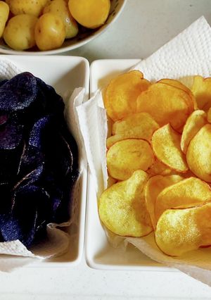 冷めてもパリッと！自家製ポテトチップス-レシピのメイン写真
